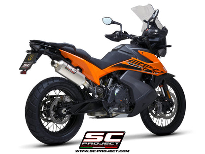 KTM 890 Adventure / 890 Adventure A2 (2021-2024) Rally Raid Muffler, Titanium, with Titanium end cap