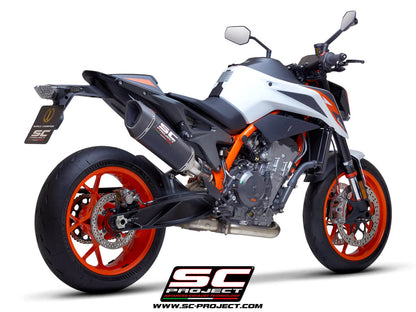 KTM 890 Duke (2020-2023) SC1-R Muffler, with carbon fibre end cap