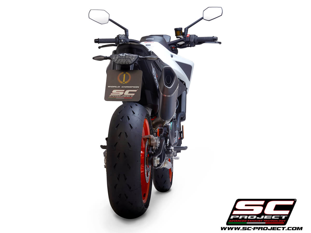 KTM 890 Duke (2020-2023) SC1-R Muffler, with carbon fibre end cap