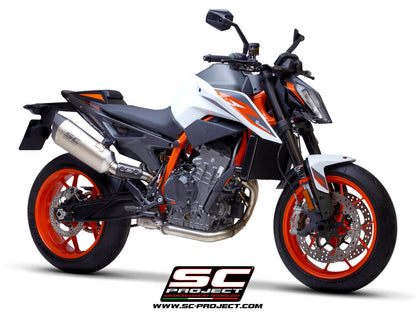 KTM 890 Duke (2020-2023) SC1-R Muffler, with carbon fibre end cap