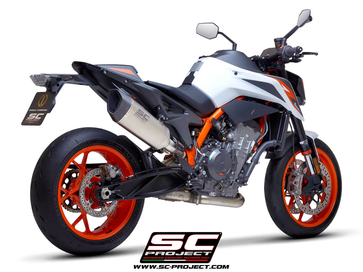 KTM 890 Duke (2020-2023) SC1-R Muffler, with carbon fibre end cap