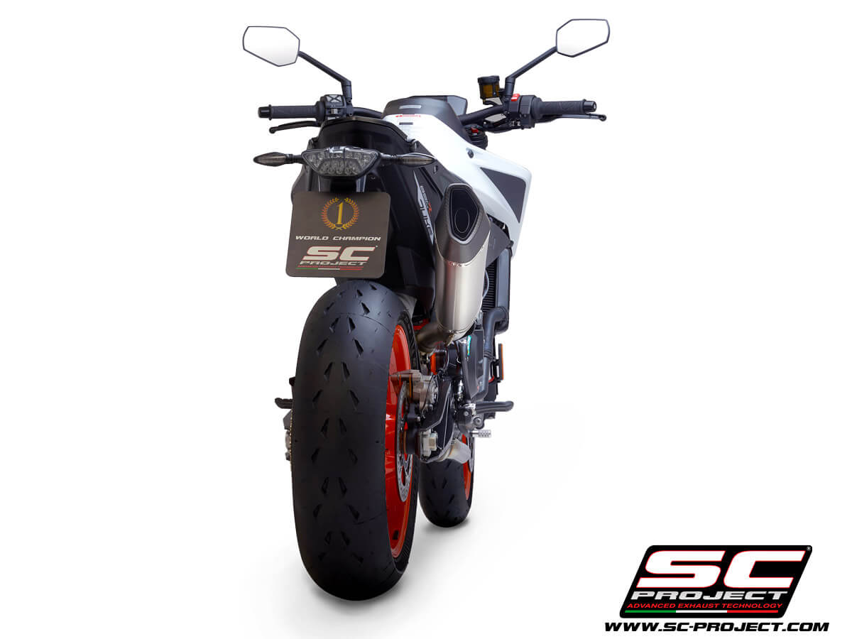 KTM 890 Duke (2020-2023) SC1-R Muffler, with carbon fibre end cap