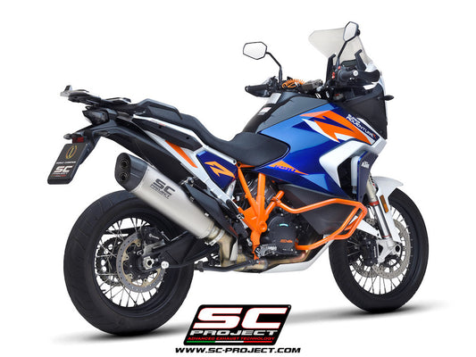 KTM 1290 SUPER ADVENTURE (2021-2024) Adventure Muffler, with carbon fiber end cap
