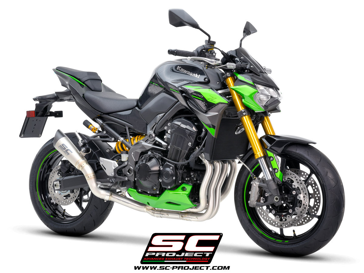 KAWASAKI Z 900 2020 Full system 4-2-1 compatible with S1, S1-GP, SC1-R, GP-M2, Oval, CR-T, SC1-M Muffler (Muffler not included)