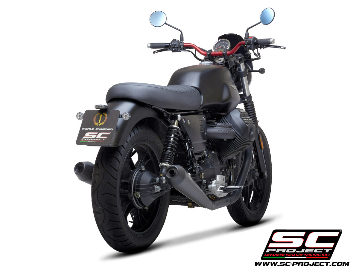 MOTO GUZZI V7 III (2017 - 2020) Pair of Racer conical Mufflers