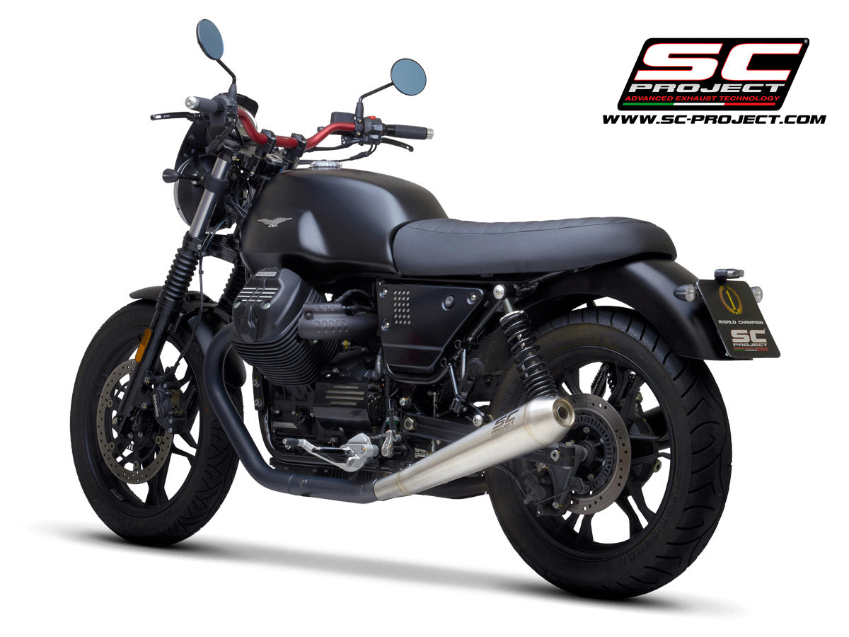 MOTO GUZZI V7 III (2017 - 2020) Pair of Racer conical Mufflers