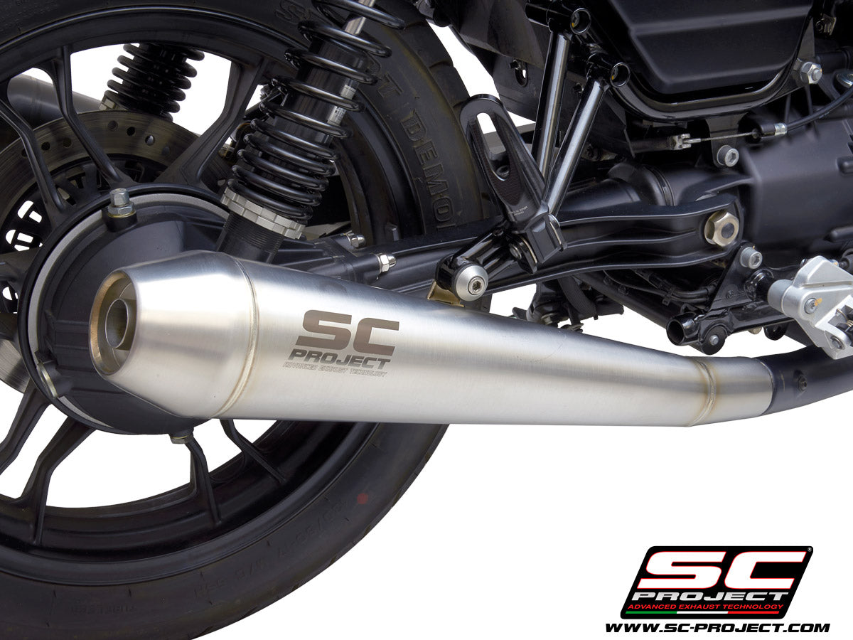 MOTO GUZZI V7 III (2017 - 2020) Pair of Racer conical Mufflers