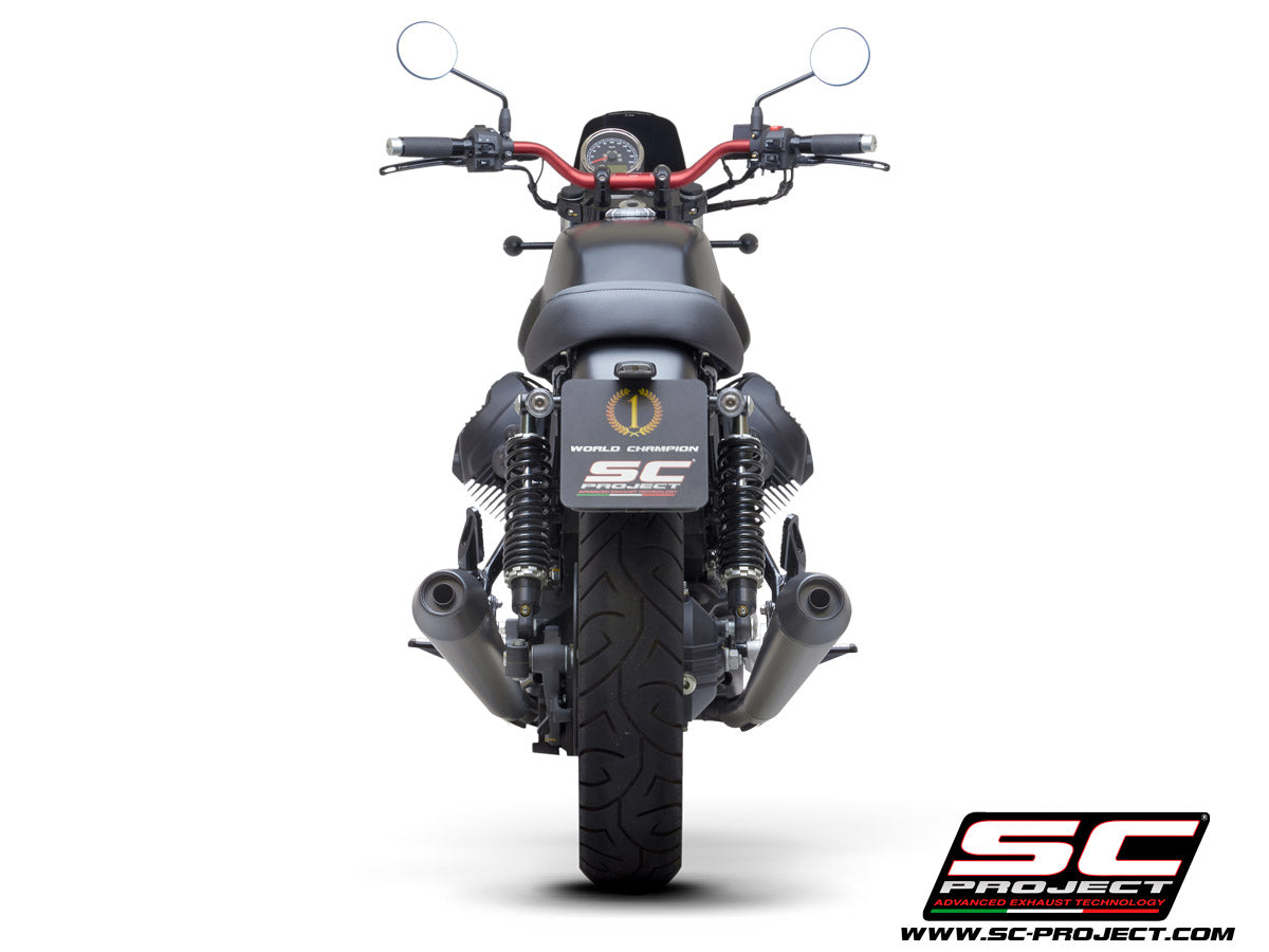 MOTO GUZZI V7 III (2017 - 2020) Pair of Racer conical Mufflers