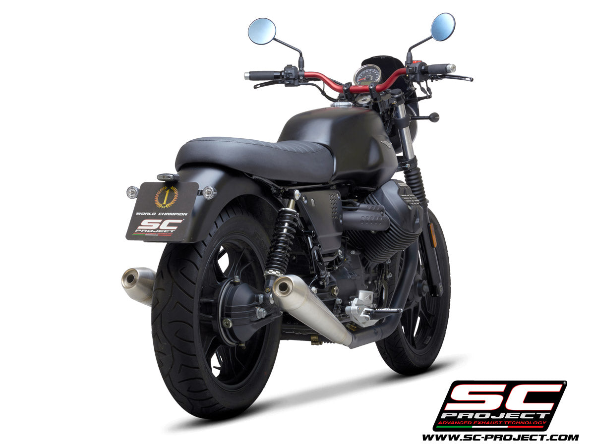 MOTO GUZZI V7 III (2017 - 2020) Pair of Racer conical Mufflers
