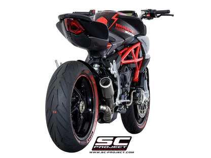 MV AGUSTA BRUTALE 675 (2011 - 2015) - 800 (2012 - 2015) CR-T Muffler, Titanium