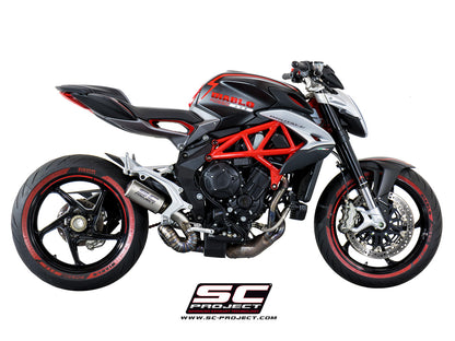 MV AGUSTA BRUTALE 675 (2011 - 2015) - 800 (2012 - 2015) CR-T Muffler, Titanium