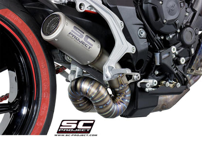 MV AGUSTA BRUTALE 675 (2011 - 2015) - 800 (2012 - 2015) CR-T Muffler, Titanium