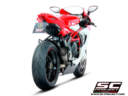 MV AGUSTA F3 675 (2017-2024) - F3 800 (2017-2024) - EAS ABS - RC S1 Muffler, Titanium, with Titanium link-pipe