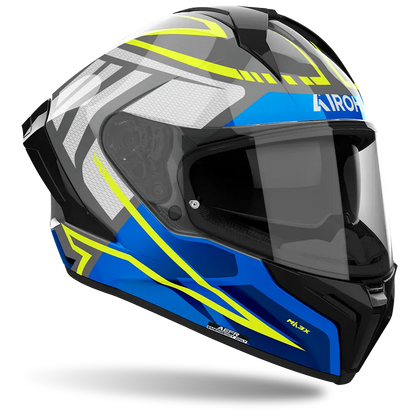 AIROH MATRYX RIDER BLUE GLOSS