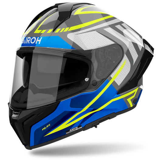 AIROH MATRYX RIDER BLUE GLOSS