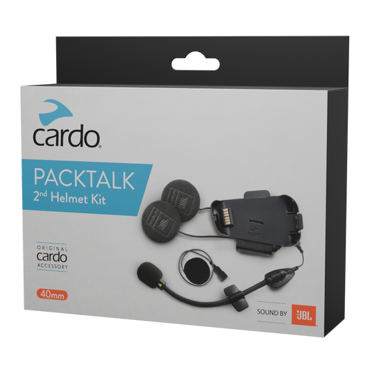 Cardo Packtalk 2nd helmet kit with Sound by JBL