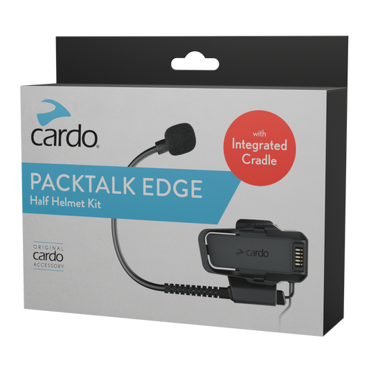 Cardo Packtalk Pro/Edge Half Helmet Kit