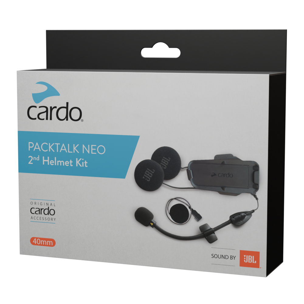 Cardo Packtalk Neo 2nd Helmet Kit - Sound by JBL