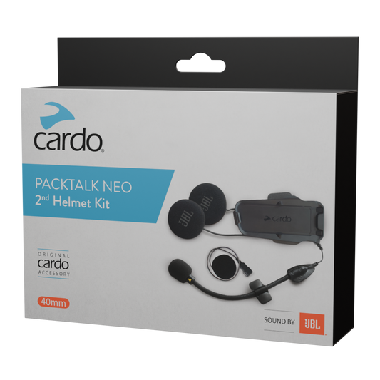 Cardo Packtalk Neo 2nd Helmet Kit - Sound by JBL