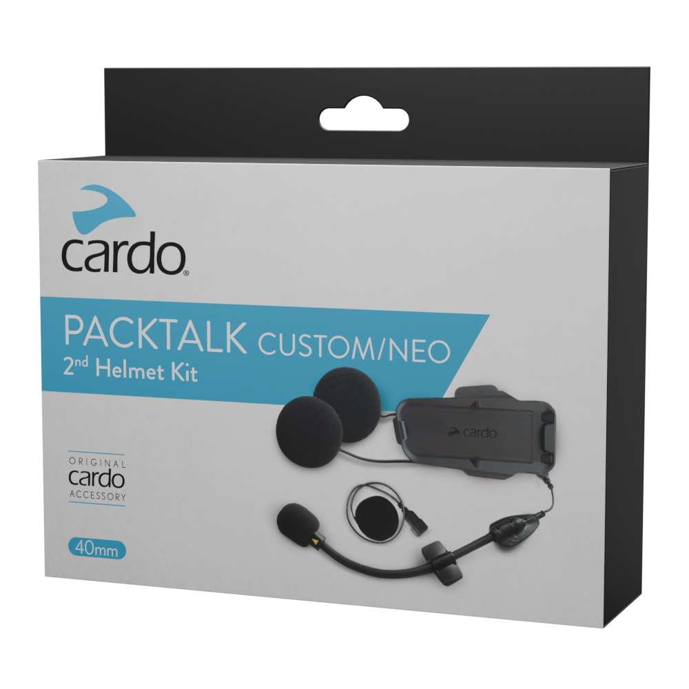 Cardo Packtalk Custom/Neo 2nd helmet kit