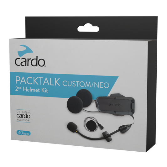 Cardo Packtalk Custom/Neo 2nd helmet kit