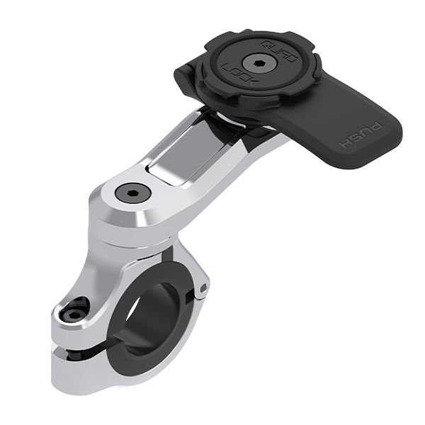 Quad Lock Mount - Motorcycle Handlebar Mount Pro Chrome