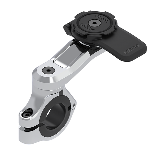 Quad Lock Mount - Motorcycle Handlebar Mount Pro Chrome