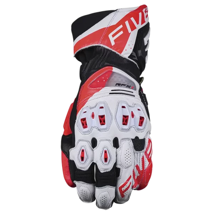 Five RFX-1 EVO Gloves White/Red