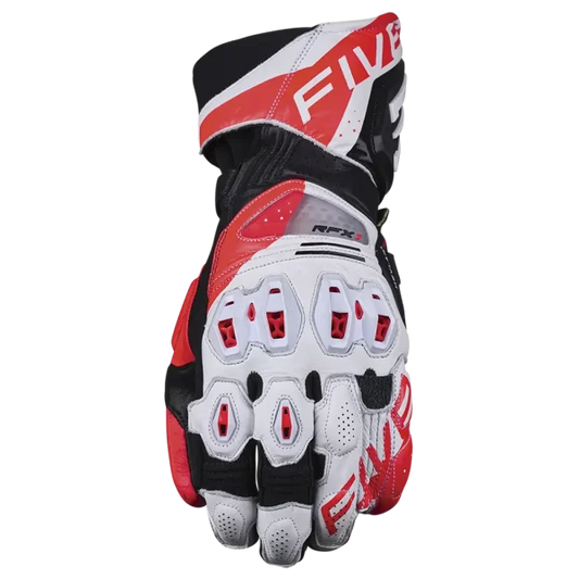 Five RFX-1 EVO Gloves White/Red