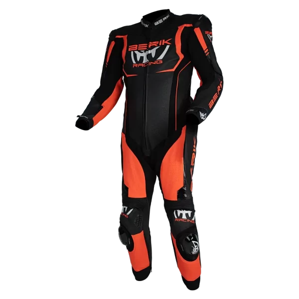 BERIK MUGELLO (BLACK / RED) 1 PIECE LEATHER RACING SUIT