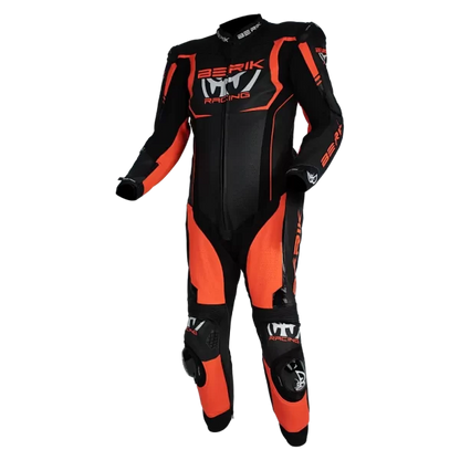BERIK MUGELLO (BLACK / RED) 1 PIECE LEATHER RACING SUIT