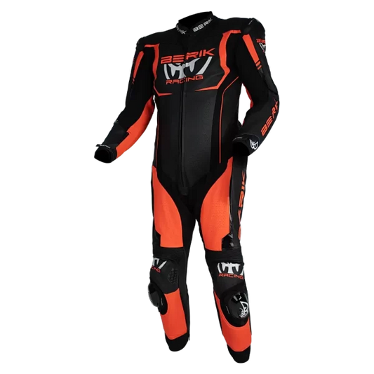 BERIK MUGELLO (BLACK / RED) 1 PIECE LEATHER RACING SUIT
