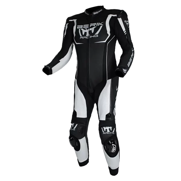 BERIK MUGELLO (BLACK / WHITE) 1 PIECE LEATHER RACING SUIT