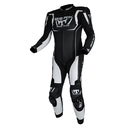 BERIK MUGELLO (BLACK / WHITE) 1 PIECE LEATHER RACING SUIT