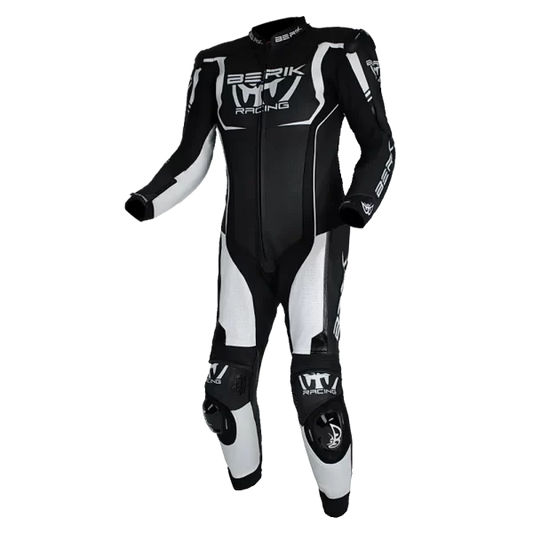 BERIK MUGELLO (BLACK / WHITE) 1 PIECE LEATHER RACING SUIT