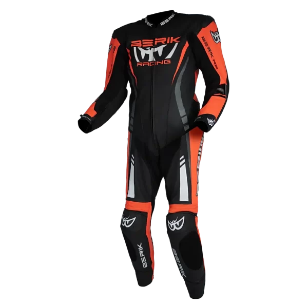 BERIK SICILY (BLACK / RED) 1 PIECE LEATHER RACING SUIT