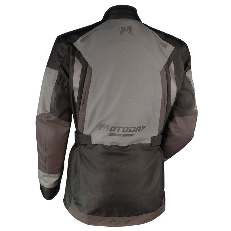 MotoDry RALLYE 2 JACKET Black/Sand Brown