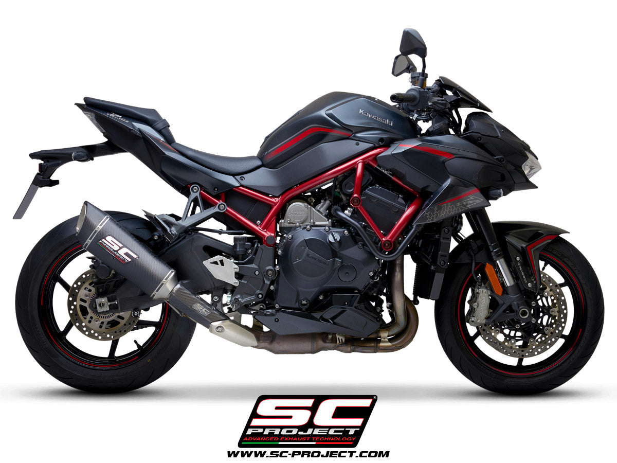 KAWASAKI Z H2 (2020-2024) SC1-R Muffler, with carbon fibre end cap