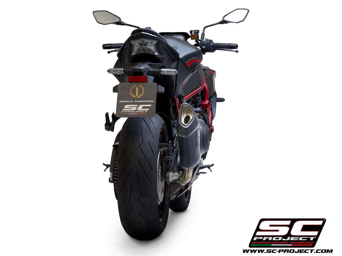 KAWASAKI Z H2 (2020-2024) SC1-R Muffler, with carbon fibre end cap
