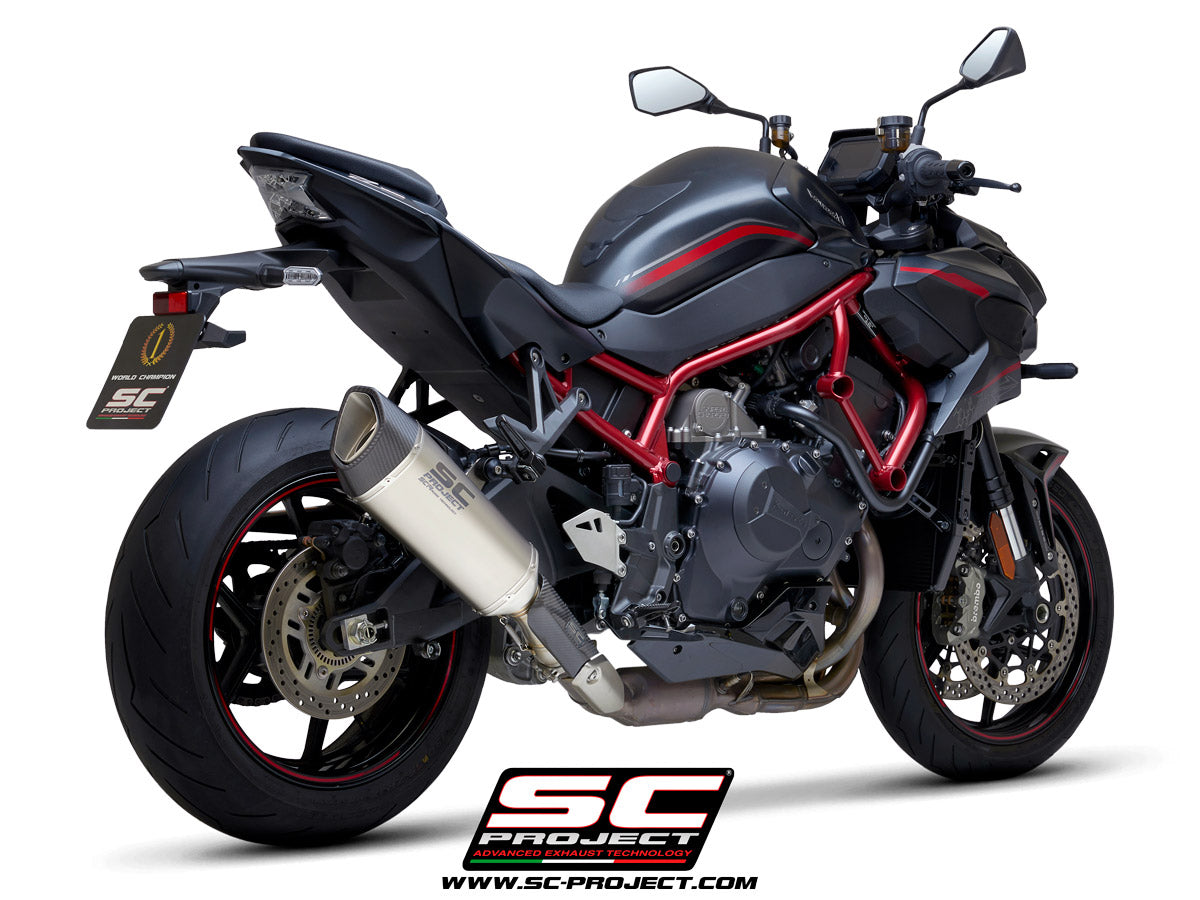 KAWASAKI Z H2 (2020-2024) SC1-R Muffler, with carbon fibre end cap