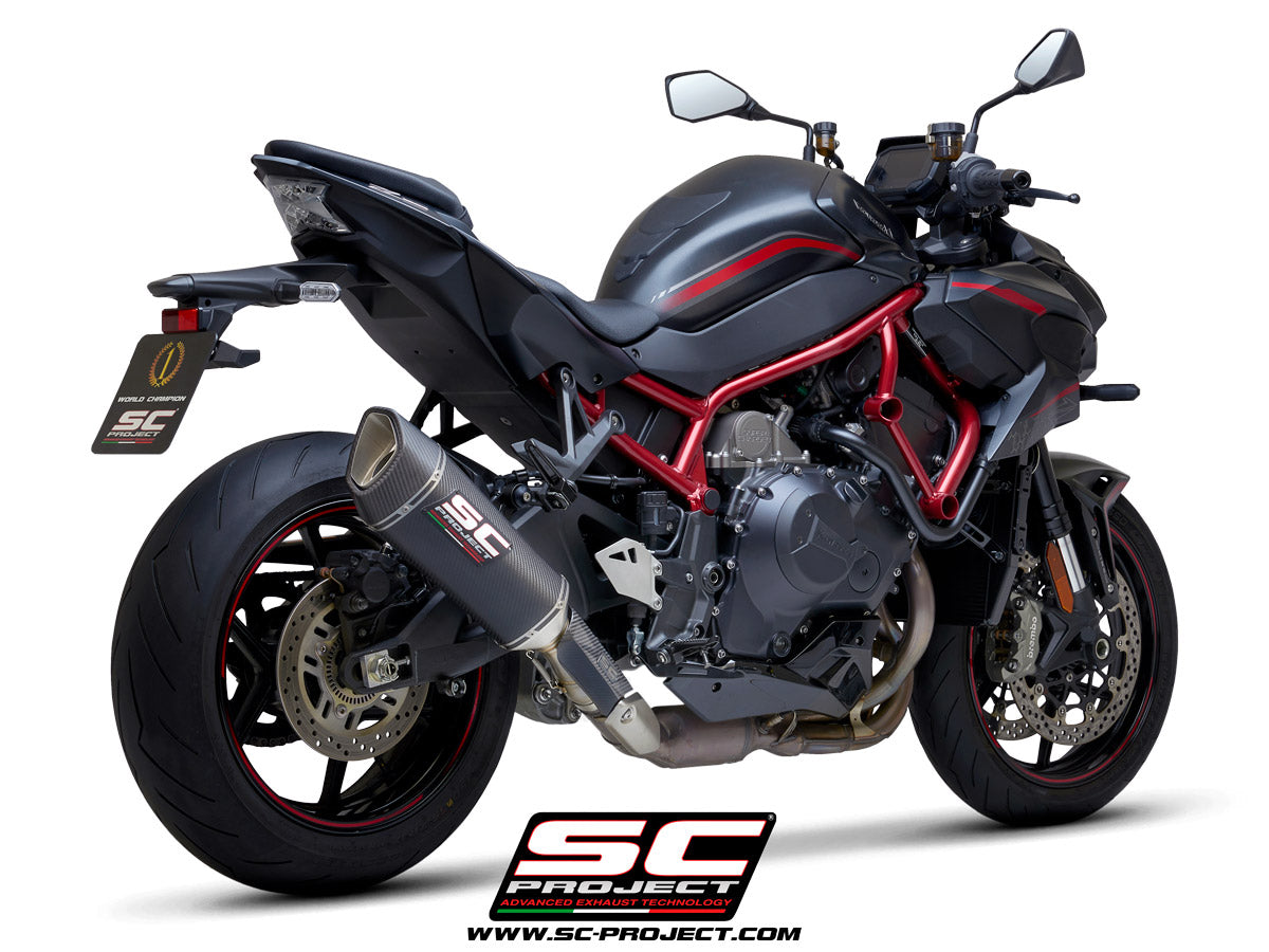 KAWASAKI Z H2 (2020-2024) SC1-R Muffler, with carbon fibre end cap