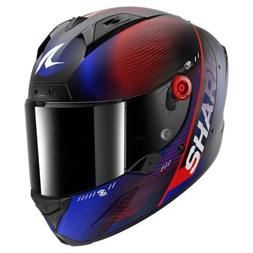 Shark Aeron Helmet Speed-Tech (Matt Blue/Red)