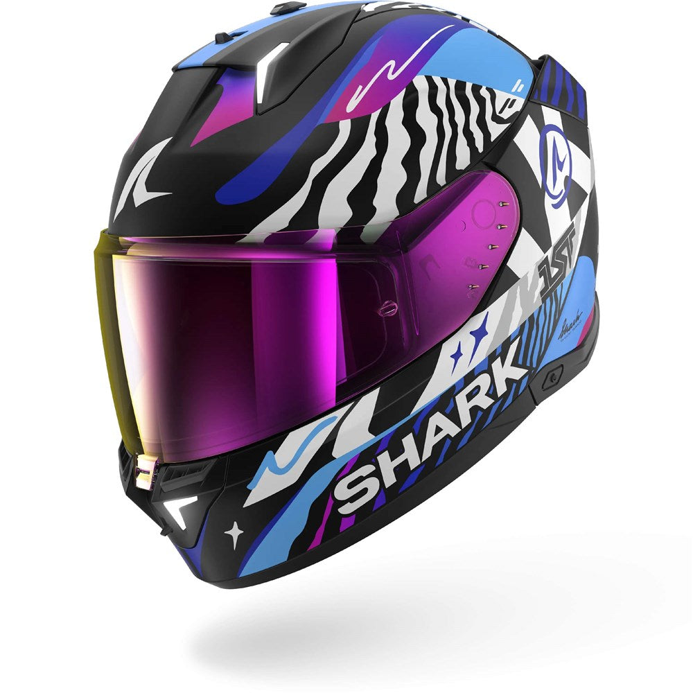 Shark Skwal i3 Helmet Speed-Fancy (Blk/Wht/Blu)