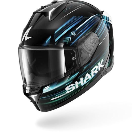 Shark Skwal i3 Helmet Light Blur (Blue/Grn)