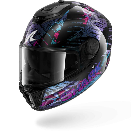 Shark Spartan RS Helmet Reptaia (Blk/Blu)