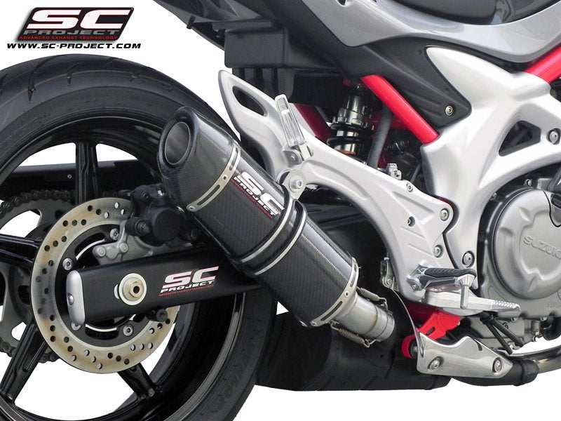 SUZUKI GLADIUS 650 (2009 - 2015) Oval Muffler