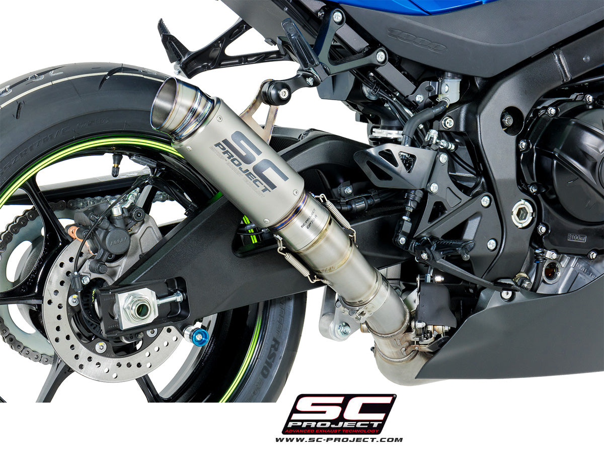 Suzuki GSX-R1000 (2017 - 2025) GP70-R Muffler, Titanium