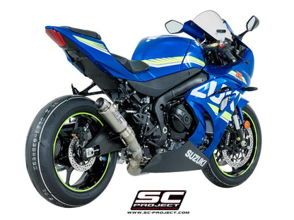Suzuki GSX-R1000 (2017 - 2025) GP70-R Muffler, Titanium