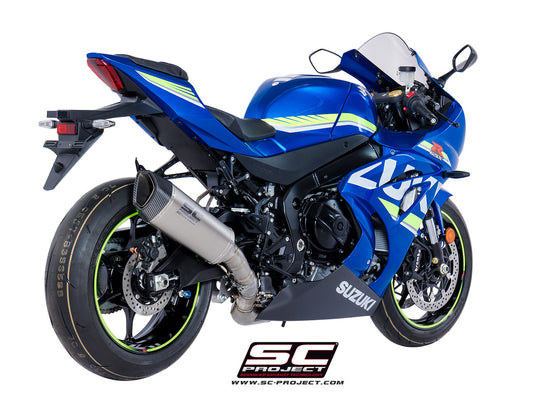 Suzuki GSX-R1000 (2017 - 2025) SC1-R Muffler, with Carbon fibre end cap