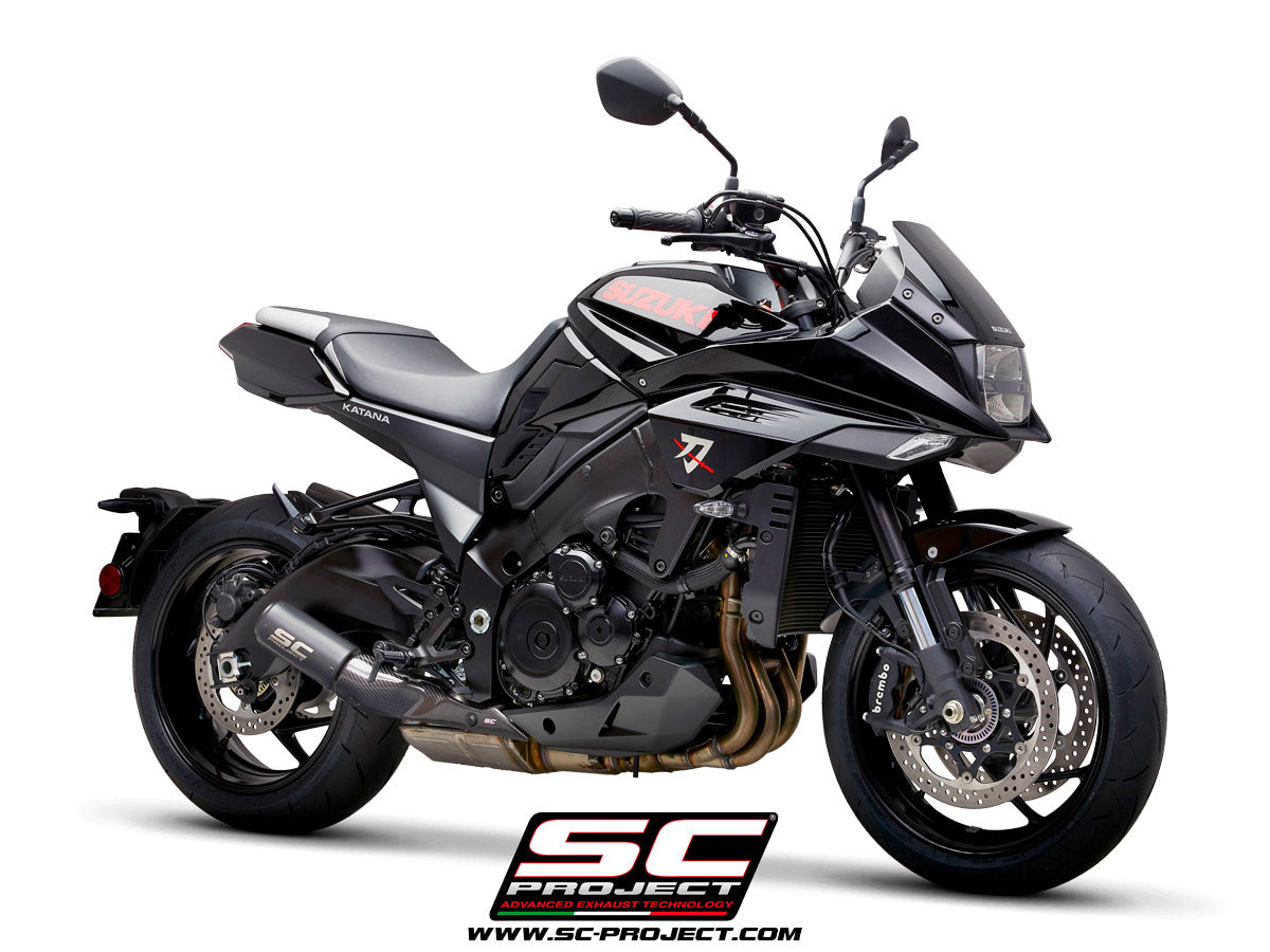 SUZUKI Katana (2019 - 2020) CR-T Muffler, with mesh on exit pipe